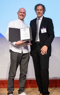 Tim Lenke und Prof. Blessing Tim Lenke und Prof. Blessing